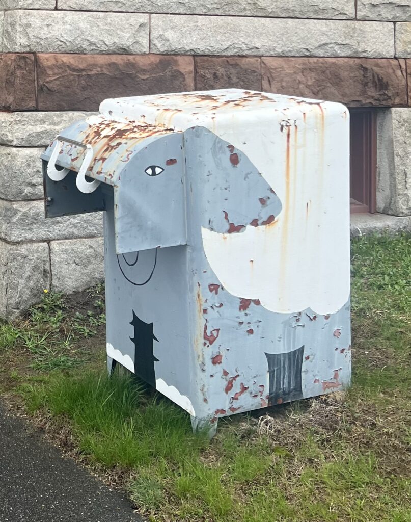 Reconditioning the Warren Library Elephant Drop Box